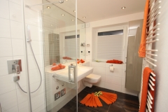 Das Bad unserer Wohnung im Erdgeschoss