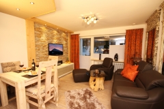 Sitzbereich unsere Wohnung im Erdgeschoss